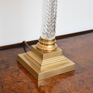 Vaughan Designs - Twisted Glass Column Lamp