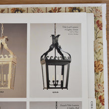 Vaughan Designs - Tole Leaf Lantern