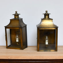 A Pair of Hector Finch - Wall Lanterns