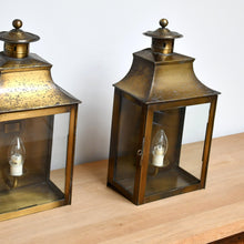 A Pair of Hector Finch - Wall Lanterns