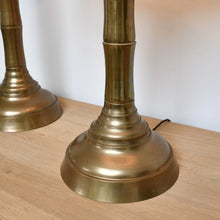 A Pair of Late 20th Century - Faux Bamboo Lamps