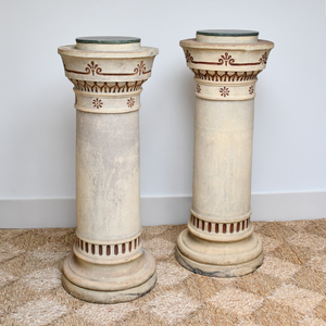 A Pair of 19th Century - Chimney Columns by Garnkirk