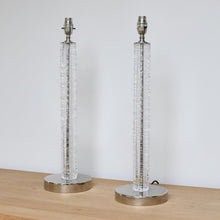 A Pair of Porta Romana - Glass Table Lamps