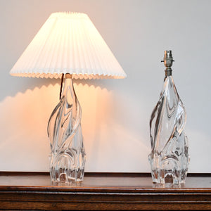 A Pair of Mid 20th Century - Glass Table Lamps