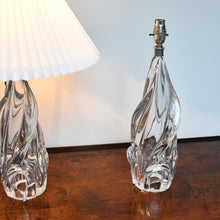 A Pair of Mid 20th Century - Glass Table Lamps