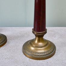 A Pair of Vaughan Designs - Candlestick Lamps