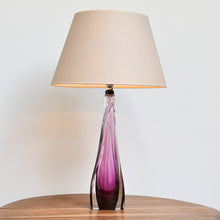 Val St Lambert - Glass Table Lamp