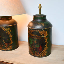 A Pair of Regency - Tea Canister Lamps