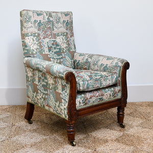 19th Century - William IV Library Armchair