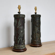 A Pair of Chinese - Bronze Table Lamps