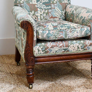 19th Century - William IV Library Armchair