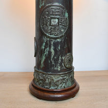 A Pair of Chinese - Bronze Table Lamps