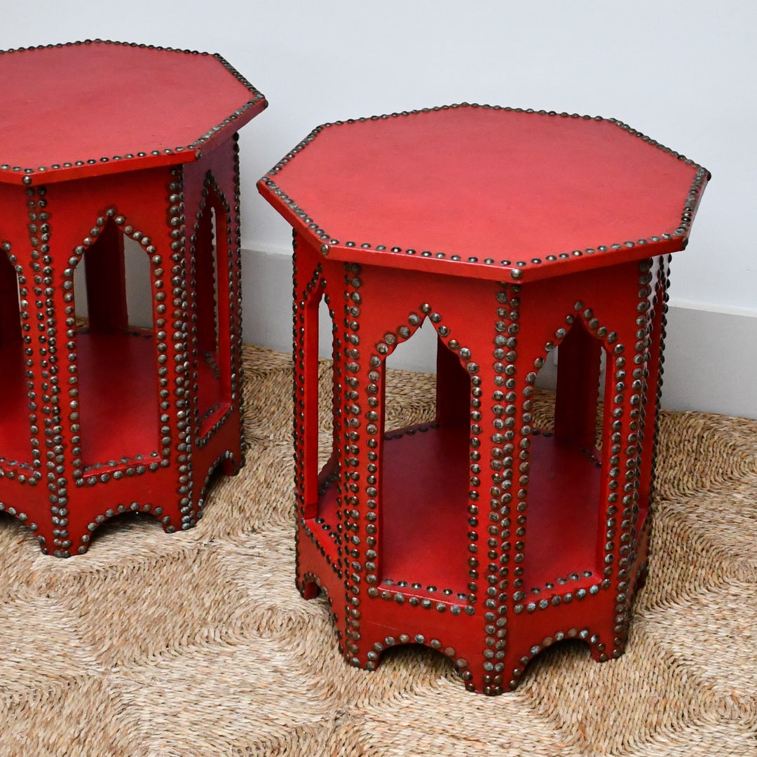 A Pair of Vintage Moroccan - Side Tables – Willow and Brooks
