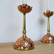 A Pair of Arts & Crafts Candlesticks
