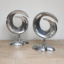 A Pair of Abstract - Spiral Sculptures