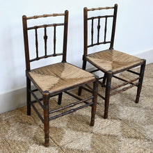 A Pair of 19th Century - Sussex Style Chairs