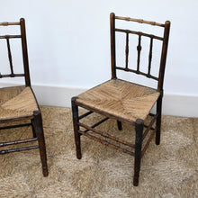 A Pair of 19th Century - Sussex Style Chairs