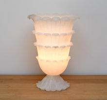 Mid 20th Century - Carved Alabaster Table Lamp