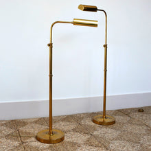 Vintage Reading Floor Lamp & Shade (2 x Available)