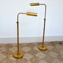Vintage Reading Floor Lamp & Shade (2 x Available)