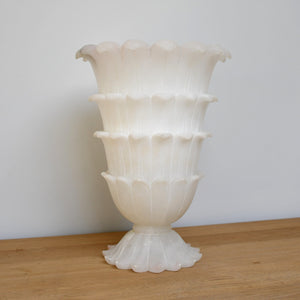 Mid 20th Century - Carved Alabaster Table Lamp