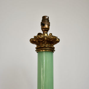 19th Century - Opaline Table Lamp