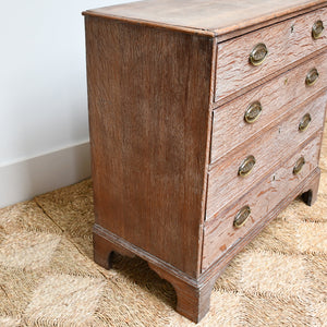 George III - Limed Oak Chest of Drawers