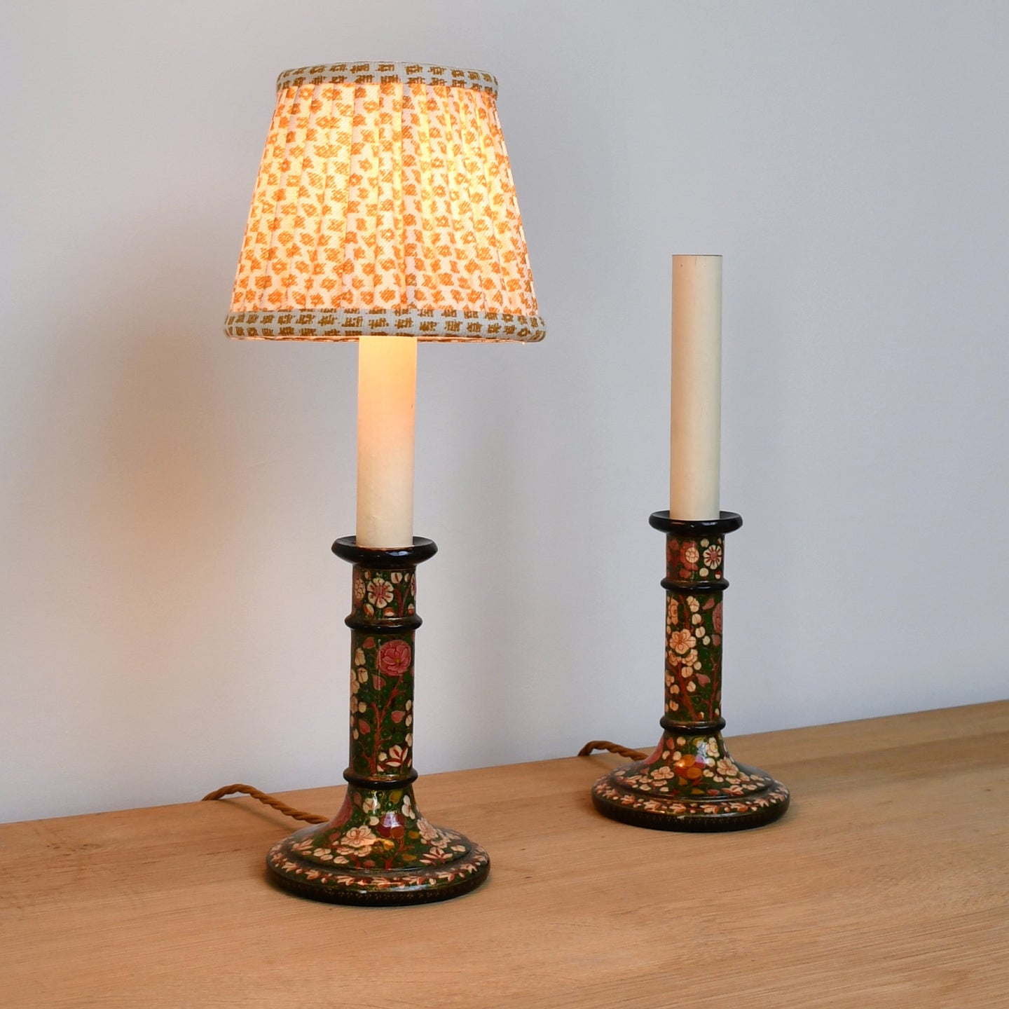A Pair of Early 20th Century - Kashmiri Table Lamps