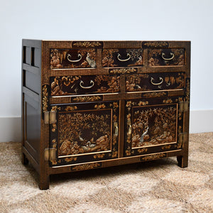 Vintage Chinoiserie Cabinet by John Widdicomb