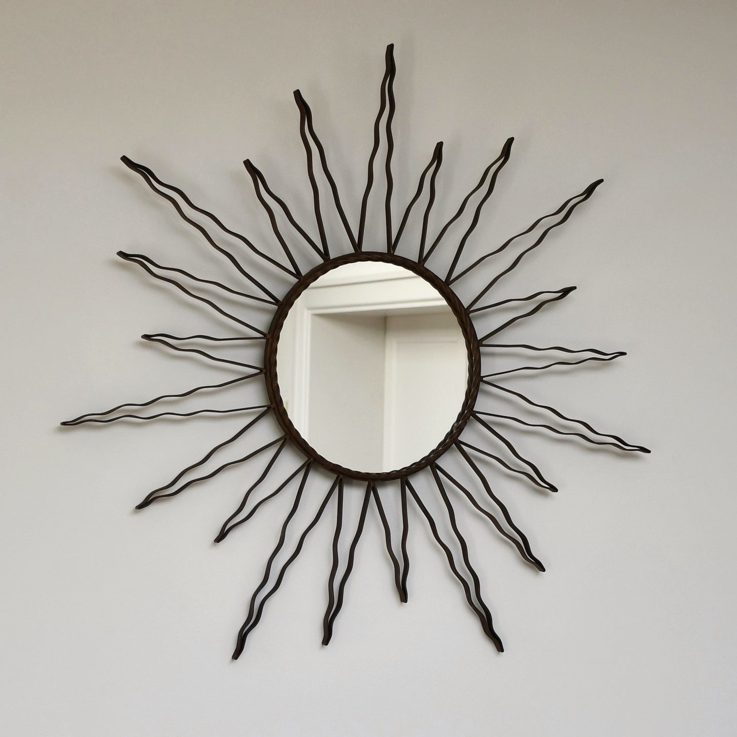 Mid 20th Century - French Sunburst Mirror