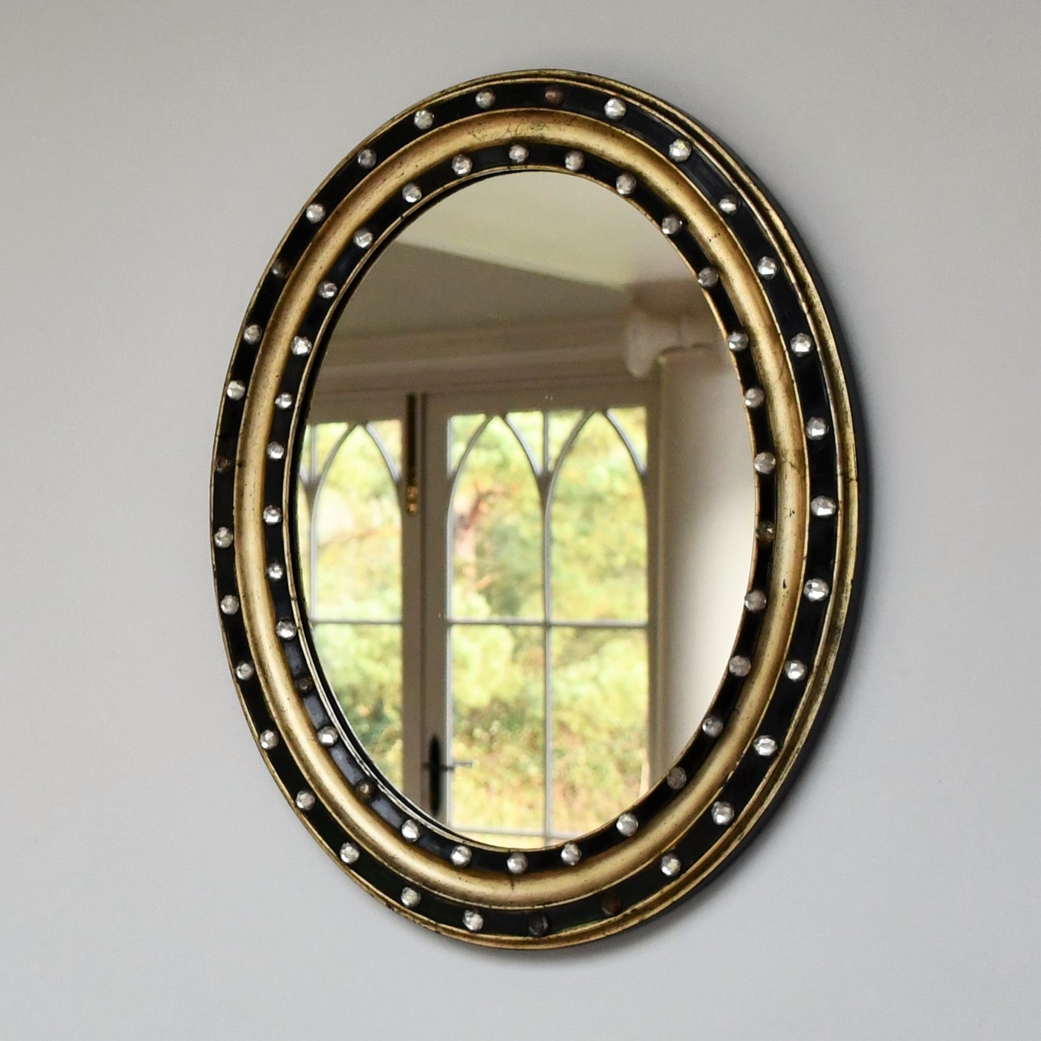 19th Century - Irish Oval Mirror