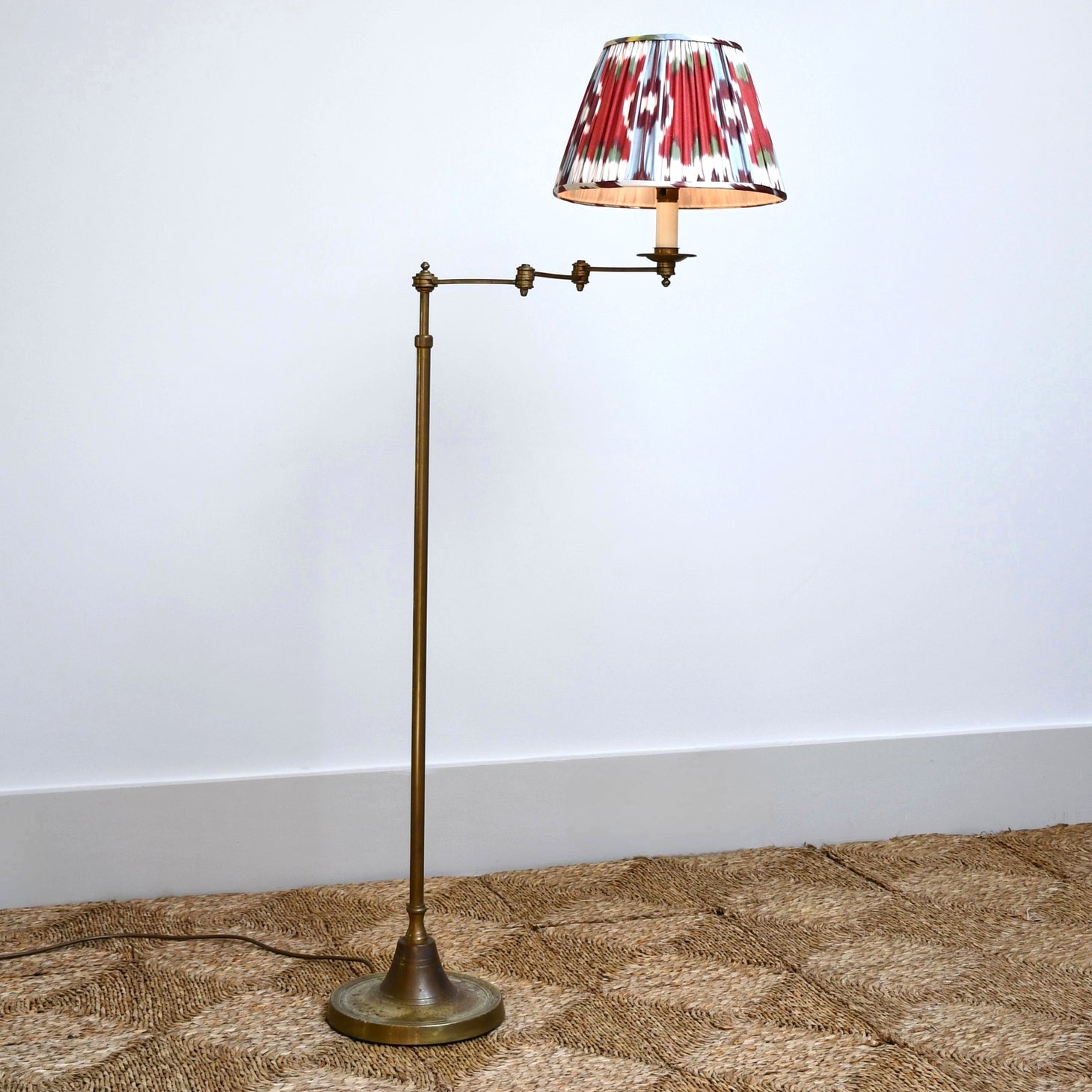 Besselink & Jones - Brass Swing Arm Floor Lamp