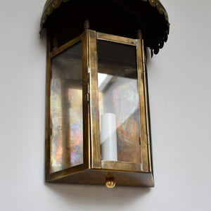 A Pair of Vintage Moroccan - Wall Lanterns