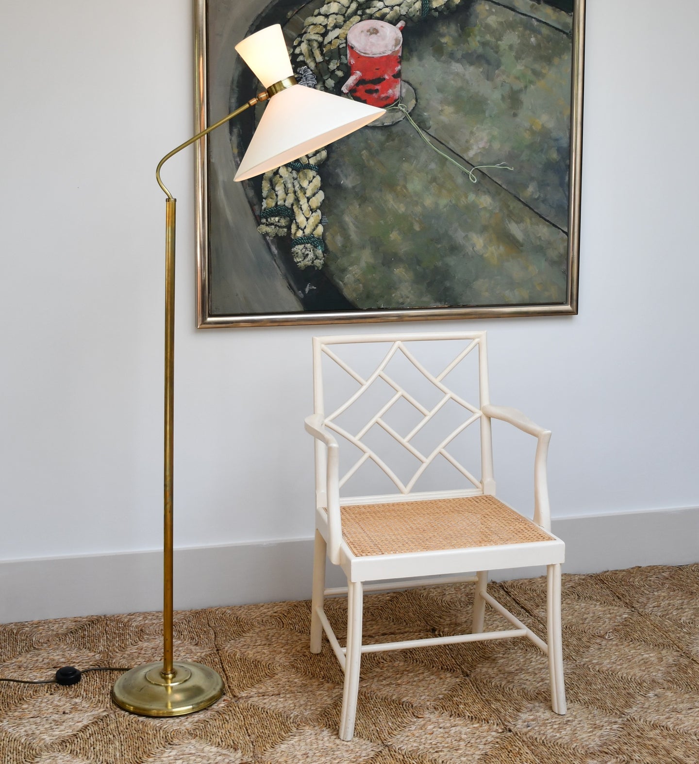 Mid 20th Century - Maison Lunel Floor Lamp