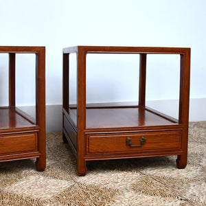 A Pair of Vintage Chinese - Side Tables