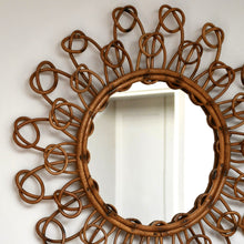 Stylish Mid 20th Century - Rattan Mirror