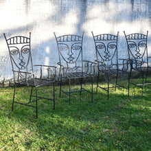 8 x John Risley Style - Garden Chairs