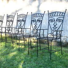 8 x John Risley Style - Garden Chairs