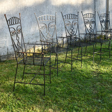 8 x John Risley Style - Garden Chairs