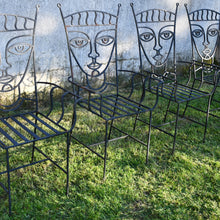 8 x John Risley Style - Garden Chairs
