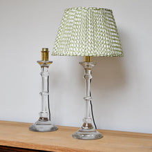 A Pair of Val St Lambert - Table Lamps