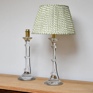 A Pair of Val St Lambert - Table Lamps