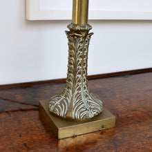 19th Century - Brass Column Lamp