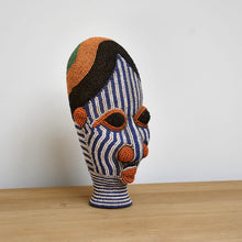 A Pair of West African - Beaded Heads