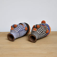 A Pair of West African - Beaded Heads