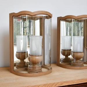 Three Colefax & Fowler - Convex Wall Lanterns