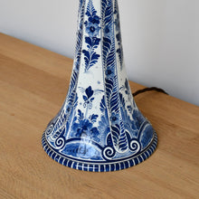 Early 20th Century - Delft Table Lamp