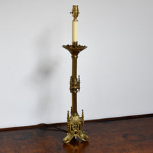 19th Century Gothic Revival - Candlestick Lamp