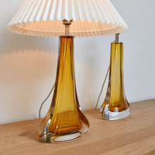A Pair of Porta Romana - Glass Lamps