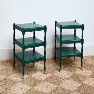 A Pair of Vintage Etagere - Side Tables